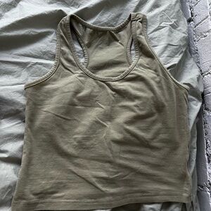 Olive Green Women's Racerback Tank Top